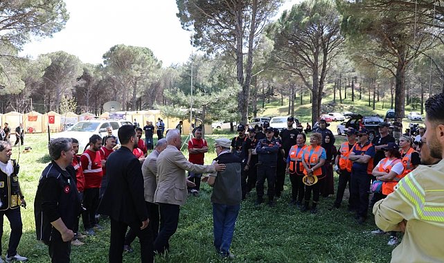 Kazdağları'nda gerçeğini aratmayan arama kurtarma tatbikatı
