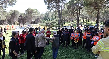 Kazdağları'nda gerçeğini aratmayan arama kurtarma tatbikatı