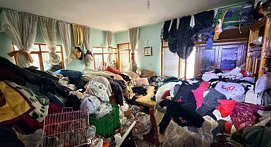 Kepez'de çöp ev operasyonu