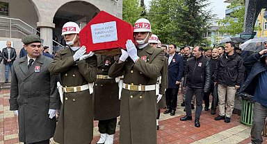Kıbrıs gazisi son yolculuğuna uğurlandı