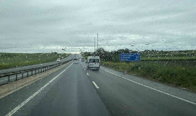 Kırklareli'nde yağmur yağışı