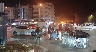 Kırmızı ışık ihlali kazayı beraberinde getirdi