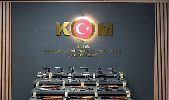Kırşehir'de kaçak silah operasyonu: 1 gözaltı