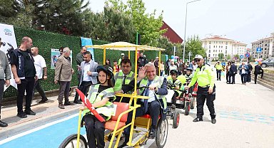 Kızılcıklı Mahallesi'nde Trafik Eğitim Sokağı açıldı