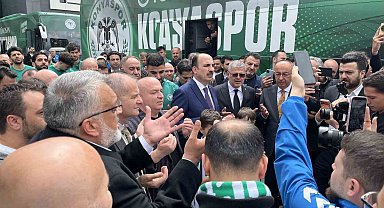 Konyaspor, kupa finali için Antalya'ya uğurlandı