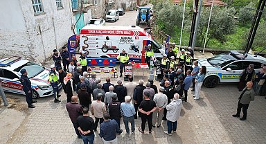Kula'da çiftçilere trafik güvenliği eğitimi