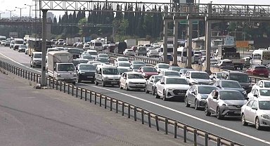 Kurban Bayramı tatilinin başlamasıyla TEM'de yoğunluk oluştu
