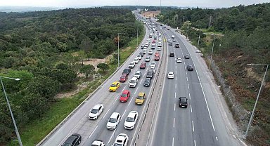 Kurban Bayramı'nda İstanbul boş kaldı, trafik sadece Arnavutköy'de vardı