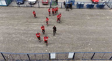 Kurban yakalama timine komando eğitimi