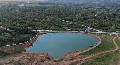 Kütahya'da yağış bereketi gölete yansıdı