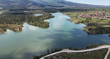Kütahya'daki Enne Barajı 3 yıl aradan sonra yüzde 100 doluluk oranına ulaştı