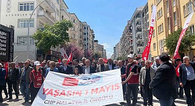 Malatya'da 1 Mayıs kutlandı