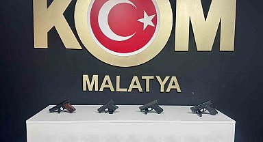 Malatya'da uyuşturucu ve silah operasyonu