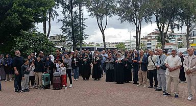 Manavgatlı hacı adayları kutsal topraklara uğurlandı