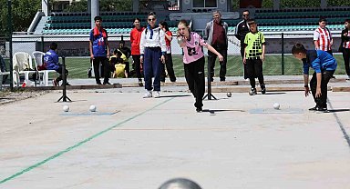 Manisa'da Okul Sporları Bocce Grup müsabakaları başladı