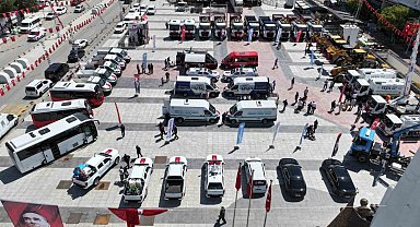 Manisa'ya 376 araçlık dev filo