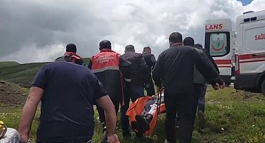 Mantar toplarken ayı saldırısına uğradı