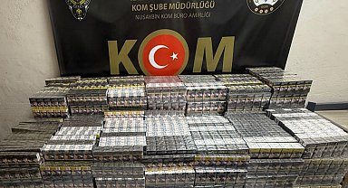 Mardin'de 7 bin 100 paket kaçak sigara ele geçirildi
