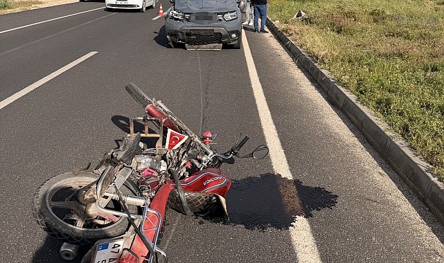 Mardin'de otomobil ile motosiklet çarpıştı: 1 ölü