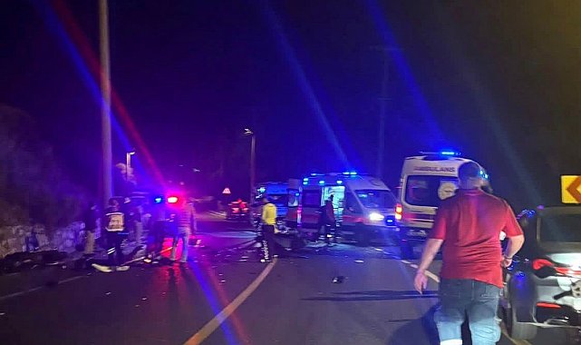 Marmaris'te trafik kazası: 2 ölü