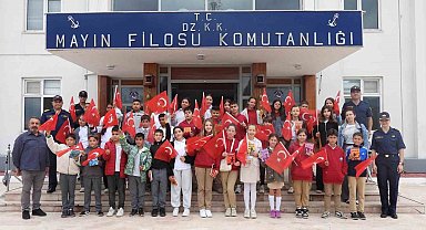 Mayın Filosu Komutanlığı kapılarını ortaokul öğrencilerine açtı