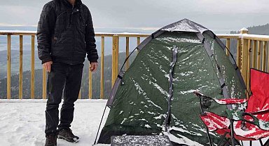 Mayıs sonunda kar sürprizi: Yüksekler beyaza büründü