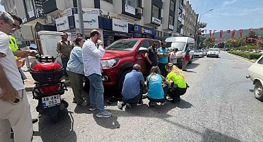 Menteşe'de trafik kazası: 1 yaralı