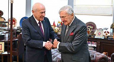 MHP Genel Başkanı Bahçeli, Rahmi Koç ve Ali Koç'u kabul etti