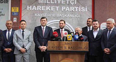 MHP'de bayramlaşma
