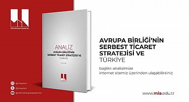Milli İstihbarat Akademisi "Avrupa Birliği'nin Serbest Ticaret Stratejisi ve Türkiye" başlıklı analizini yayımladı