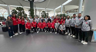 Milli sporcular taekwondo şampiyonası için Münih'e gitti