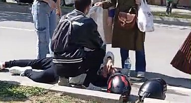 Motosiklet otomobil ile çarpıştı: 1 yaralı
