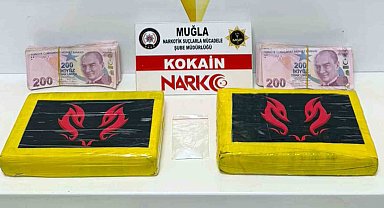 Muğla'da 2 kilo kokain ele geçirildi