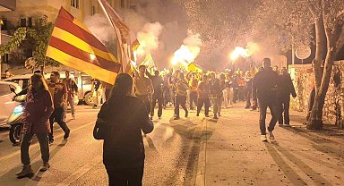 Muğla'da Galatasaraylıların şampiyonluk sevinci