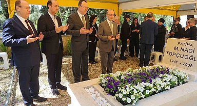 Naci Topçuoğlu Vefatının 18. Yılında mezarı başında dualarla anıldı