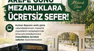 Nazilli Belediyesi'nden Kurban Bayramı öncesi mezarlıklara ücretsiz servis hizmeti