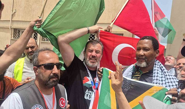 Nelson Mandela'nın torunu Nkosi Mandela'dan Libya'da Küresel Sumud Kara Filosu'na destek
