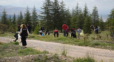 Niğde'de 'Ormanı sev, yeşili koru' mesajı ile sahaya çıkıldı