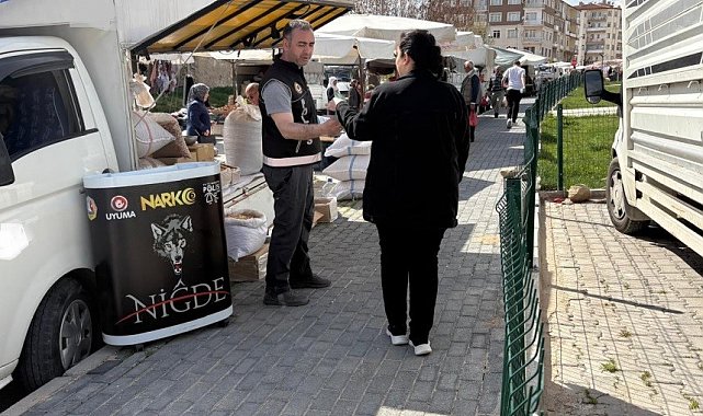 Niğde'de narkotik ekiplerinden bilgilendirme çalışması