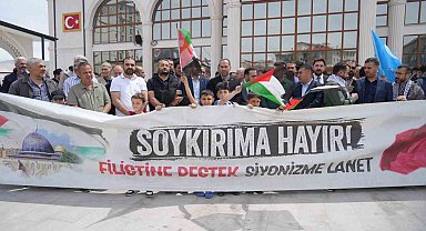 Niğde'de Sumud Filosu'na destek: "Bu müdahale sadece bir filoya değil, insanlık vicdanına yapıldı"