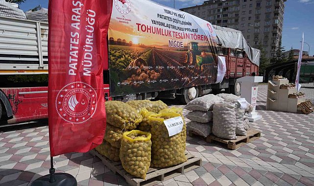 Niğde'de yerli ve milli tohum hamlesi: 60 ton patates tohumu üreticilere dağıtıldı