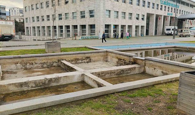 Nilüfer'de atıl süs havuzları kent bahçesine dönüşüyor