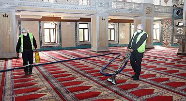 Nilüfer'in ibadethanelerinde bahar temizliği