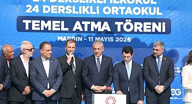 Nusaybin'de 100 yataklı öğretmenevi ve 24 derslikli kompleksi temeli atıldı
