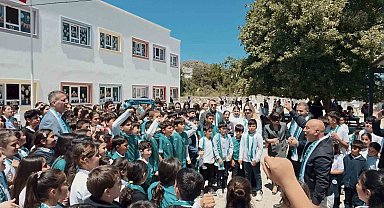 Okullarda Bodrum FK coşkusu yaşandı