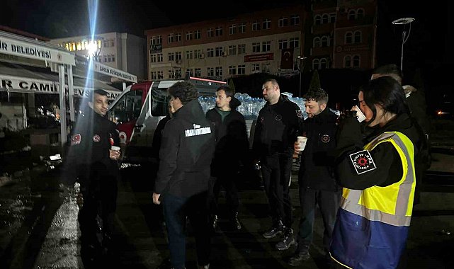 OMÜ Arama-Kurtarma ekibi sel bölgesinde görev aldı