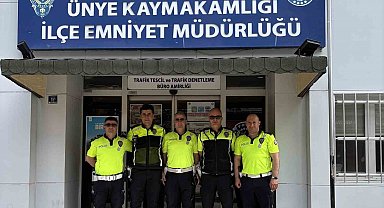 Ordu'da polis bayramda görev başında