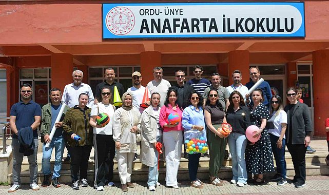 Ordu'da veliler ve öğretmenler aynı parkurda yarıştı