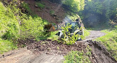Ordu'da yağışların ardından 120 noktada heyelan