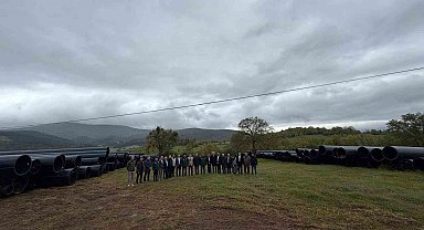 Orhaneli'de 13 bin 500 dekarlık alana modern sulama yatırımı